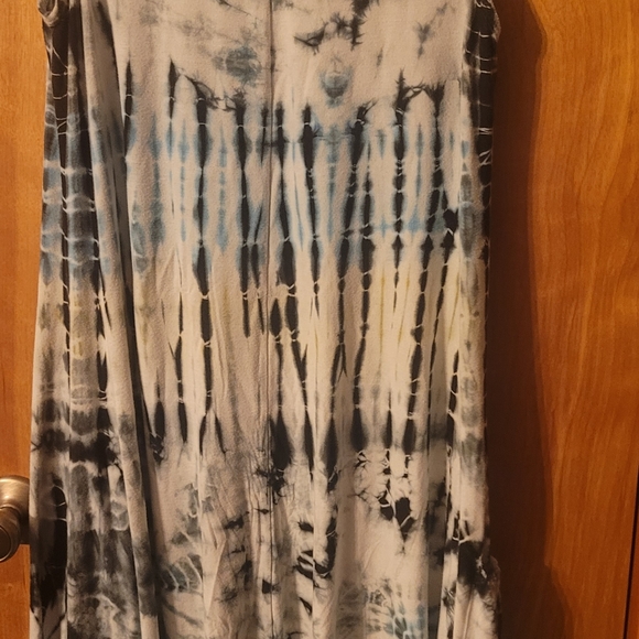 Scared Threads Tye Dyed Cotton handkerchief hem dress pocket. One size M L XL. - Picture 6 of 7
